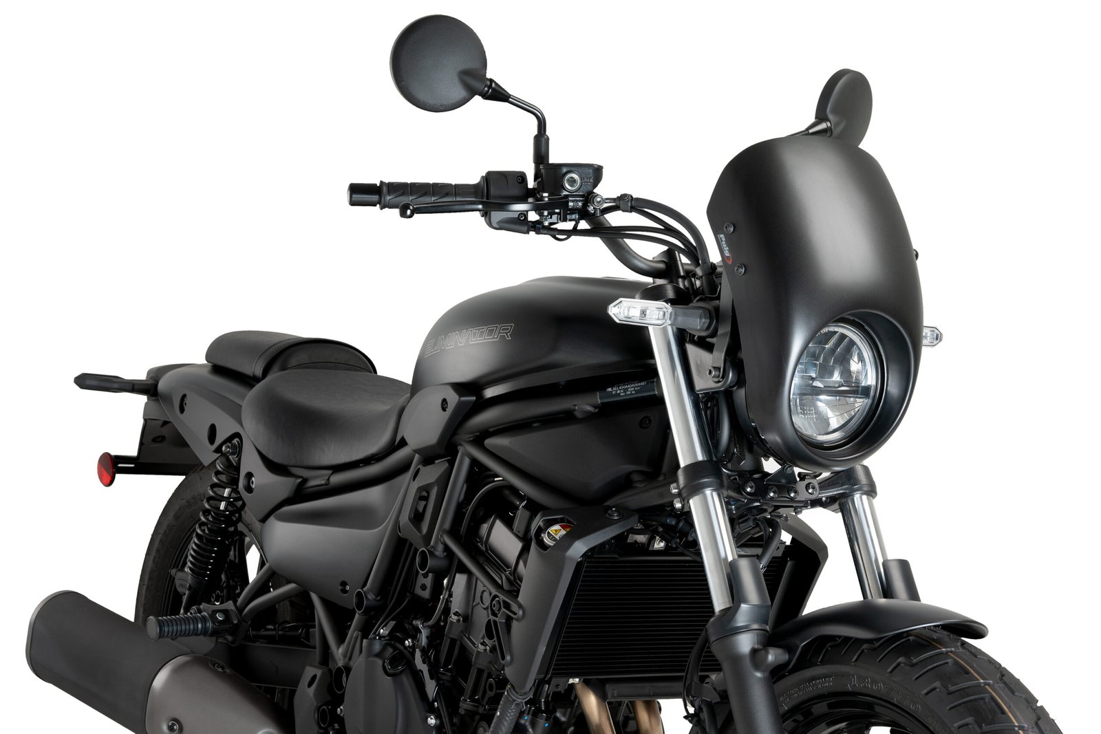 KAWASAKI ELMINATOR 500 MAT SİYAH SPORT ÖN CAM (24-25)