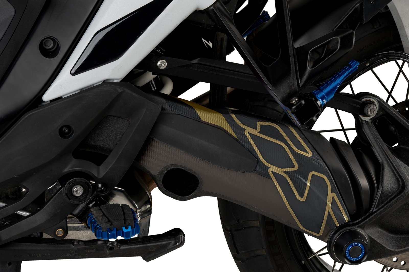 BMW R1300 GS/GSA GOLD DESENLİ ŞAFT KORUYUCU STICKERI (23-25)