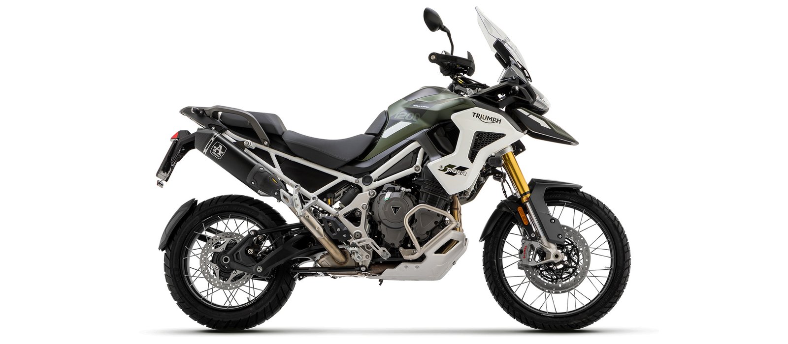 TRIUMPH TIGER 1200 ALÜMİNYUM SİYAH EGZOZ (22-24)