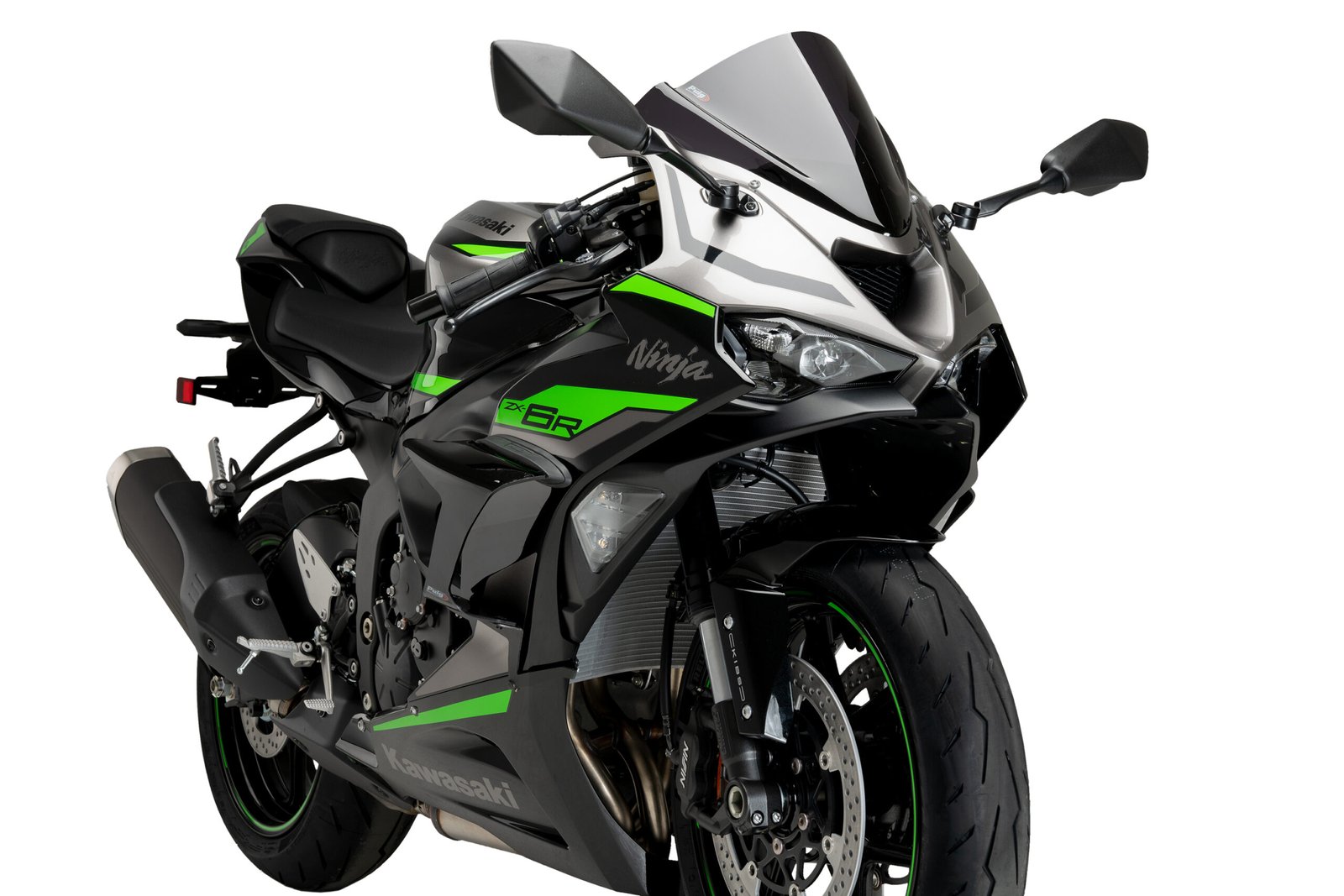 KAWASAKI ZX-6R SİYAH YAN SPOILER (24-25)