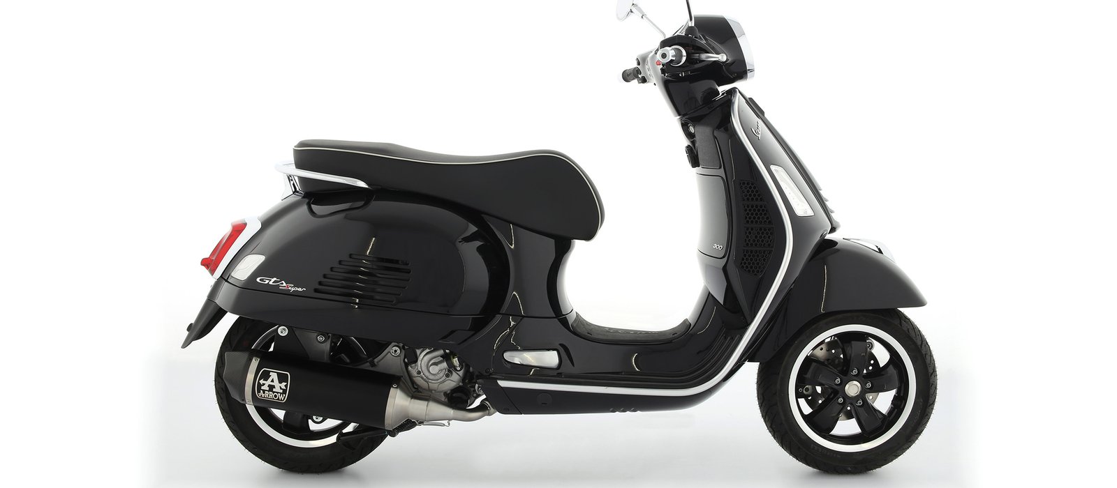 VESPA GTS/GTB 300 SİYAH ALÜMİNYUM FULL SİSTEM EGZOZ (21-24)
