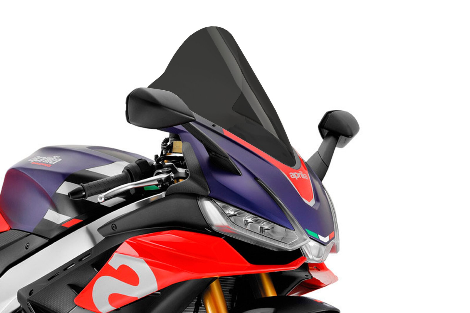 APRİLİA RSV4 R-RACER KOYU FÜME ÖN CAM