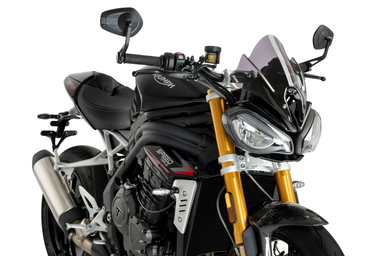 TRIUMPH SPEED TRIPLE RS SİYAH SPORT ÖN CAM (21-25)