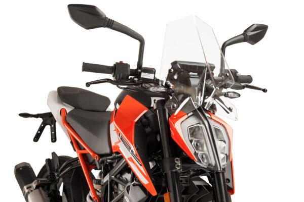 KTM 125/250/390 DUKE ŞEFFAF ÖN CAM (17-23)