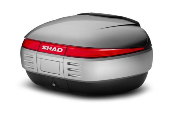 SHAD SH50 GRİ KAPAKLI ARKA ÇANTA , TABLA VE SIRT DAYAMA PEDİ