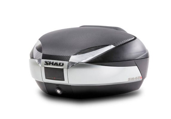 SHAD SH48 KARBON KAPAKLI (TİTANİUM) ARKA ÇANTA , TABLA VE SIRT DAYAMA PEDİ