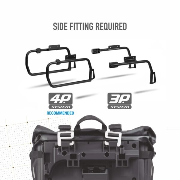 SHAD TR30 SOFT YAN ÇANTA SETİ - Görsel 4
