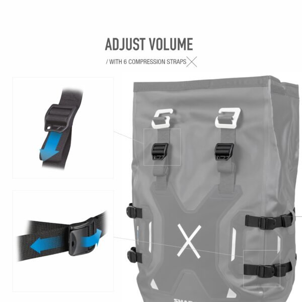 SHAD TR30 SOFT YAN ÇANTA SETİ - Görsel 7