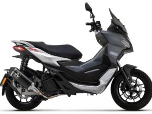 APRILIA SR 125/200 GT SİYAH ALÜMİNYUM FULL SİSTEM EGZOZ (22-24)