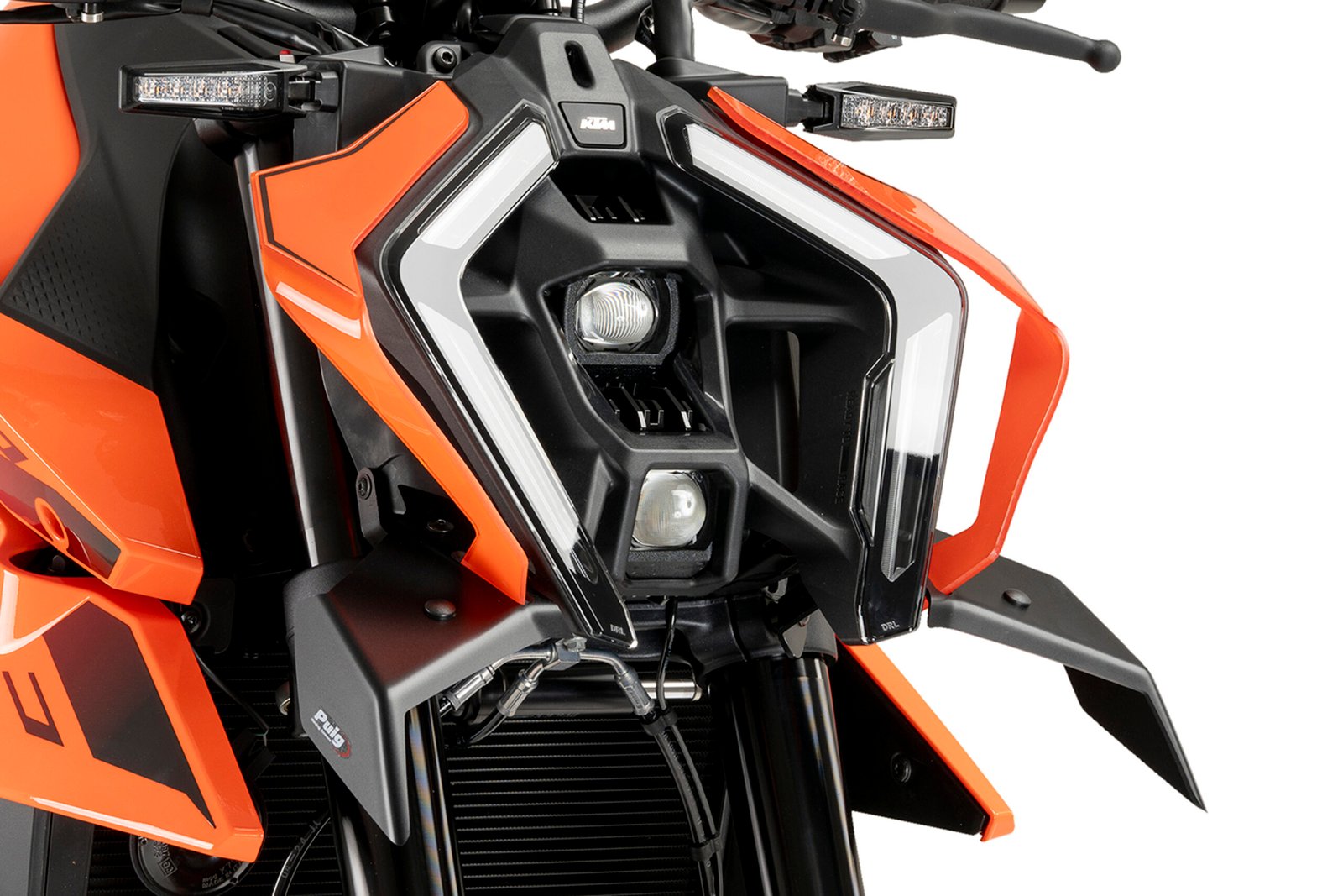 KTM 990 DUKE MAT SİYAH FAR ALTI SPOILER (24-25) - Görsel 5