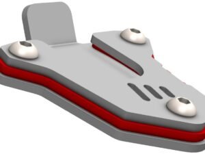 HONDA NX/CB 500 PASLANMAZ SIYAH ÇELİK YAN AYAK GENİŞLETME (23-25)