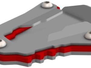 HONDA CRF1100L AFRICA TWIN DCT/ADV/ADV SPORT DCT PASLANMAZ SIYAH ÇELİK YAN AYAK GENİŞLETME