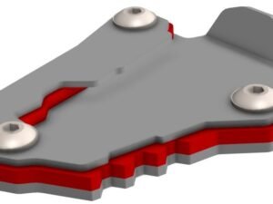 HONDA CRF250L RALLY PASLANMAZ SIYAH ÇELİK YAN AYAK GENİŞLETME (23-25)