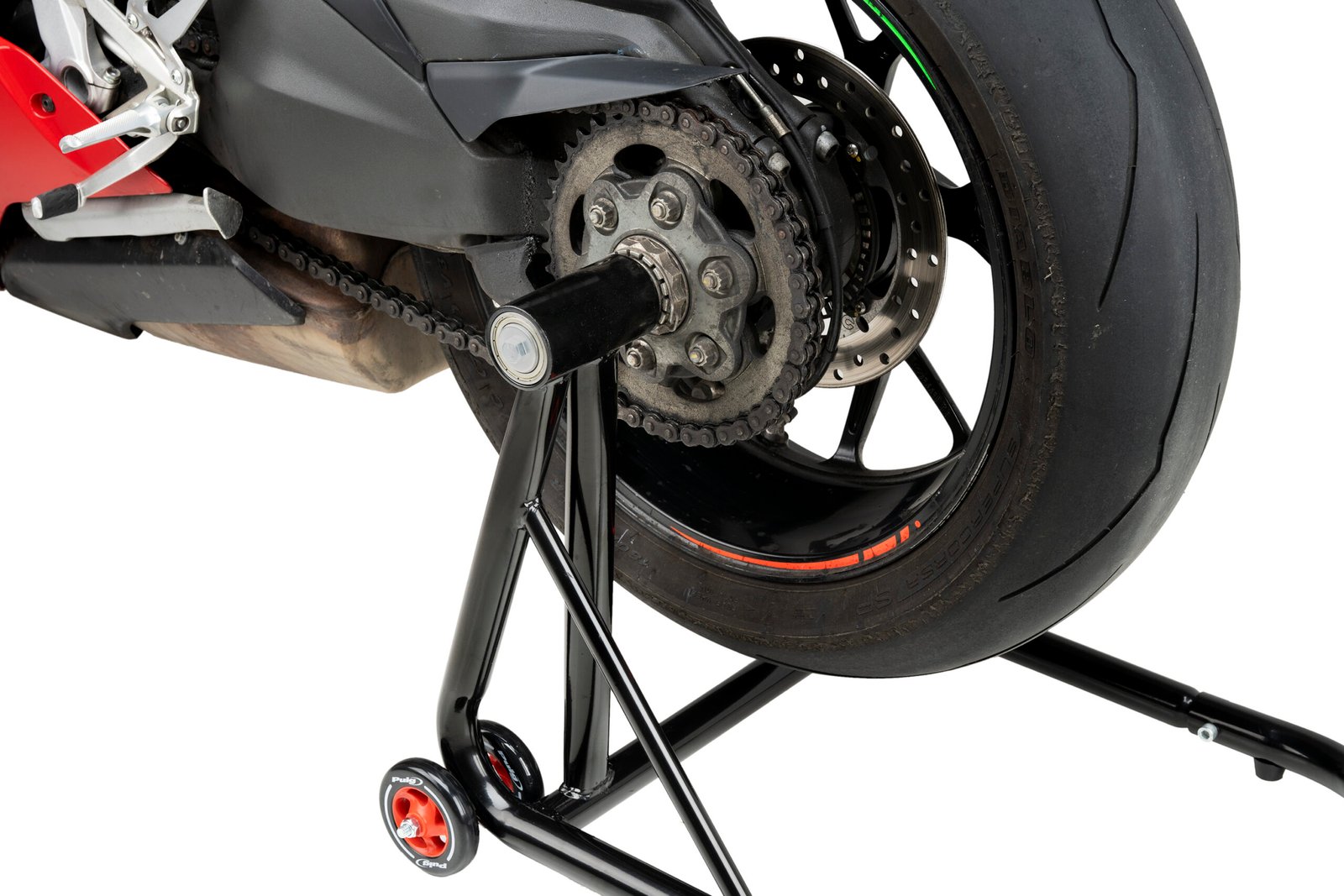 PUIG TEK TARAFTAN MAŞALI ARKA STAND (TRIUMPH SPEED TRIPLE) - Görsel 5