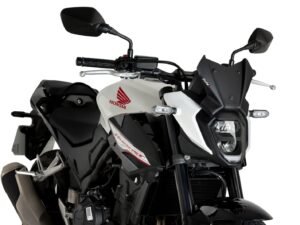 HONDA CB 500 HORNET SPORT MAT SİYAH ÖN CAM