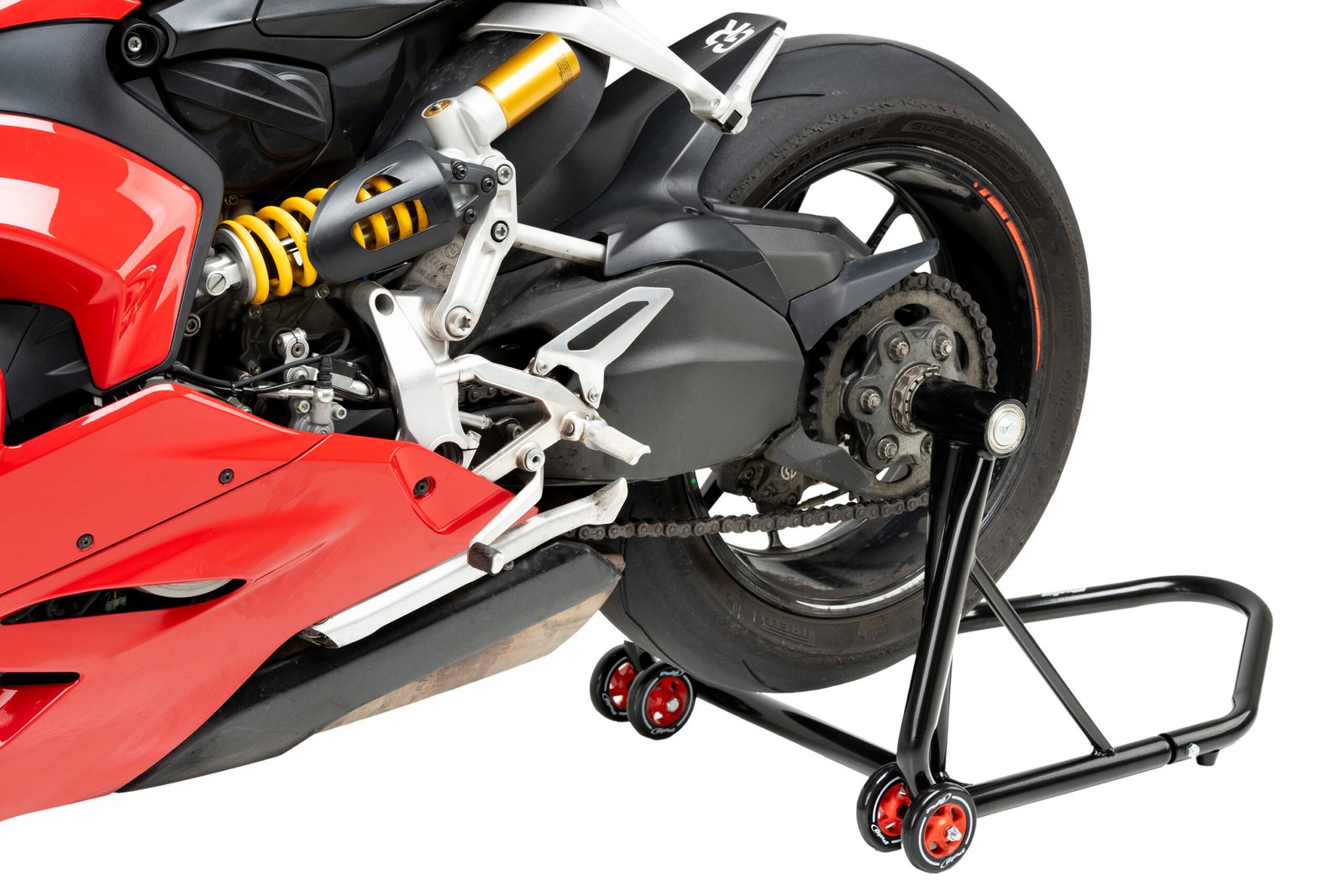 PUIG TEK TARAFTAN MAŞALI ARKA STAND (TRIUMPH SPEED TRIPLE) - Görsel 4