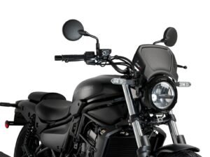 PUIG MAT SİYAH ALÜMİNYUM RETRO FAR GRENAJI