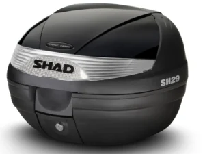 SHAD SH29 PARLAK SİYAH ARKA ÇANTA VE TABLA