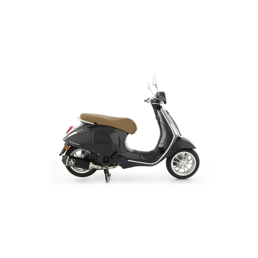 VESPA PRIMAVERA/SPRINT 125 SİYAH ARROW ALÜMİNYUM FULL SİSTEM EGZOZ (21-23)
