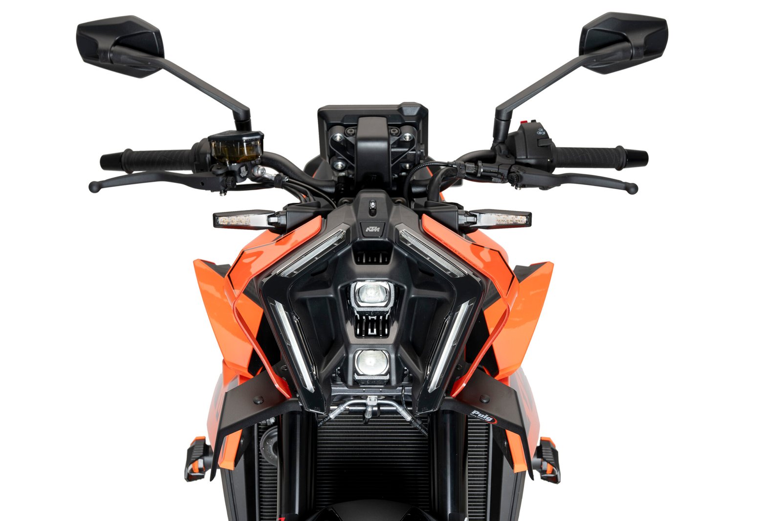 KTM 990 DUKE MAT SİYAH FAR ALTI SPOILER (24-25) - Görsel 3