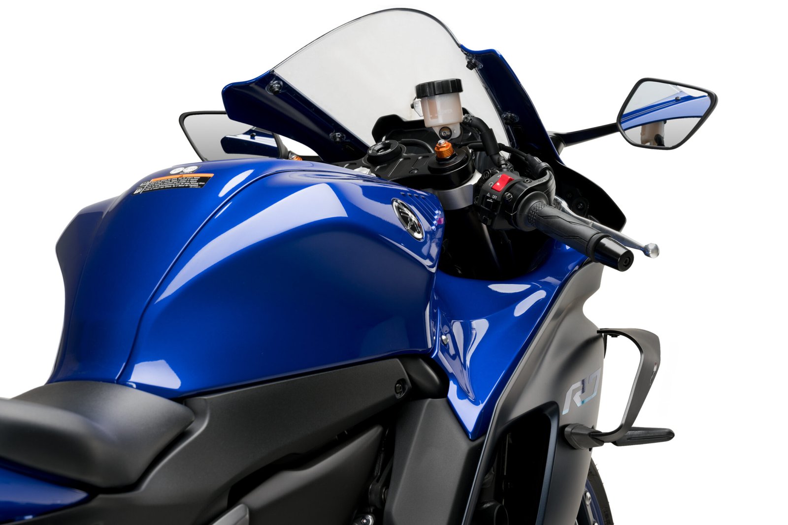 YAMAHA R7 MAT SİYAH YAN SPOILER (22-25) - Görsel 4