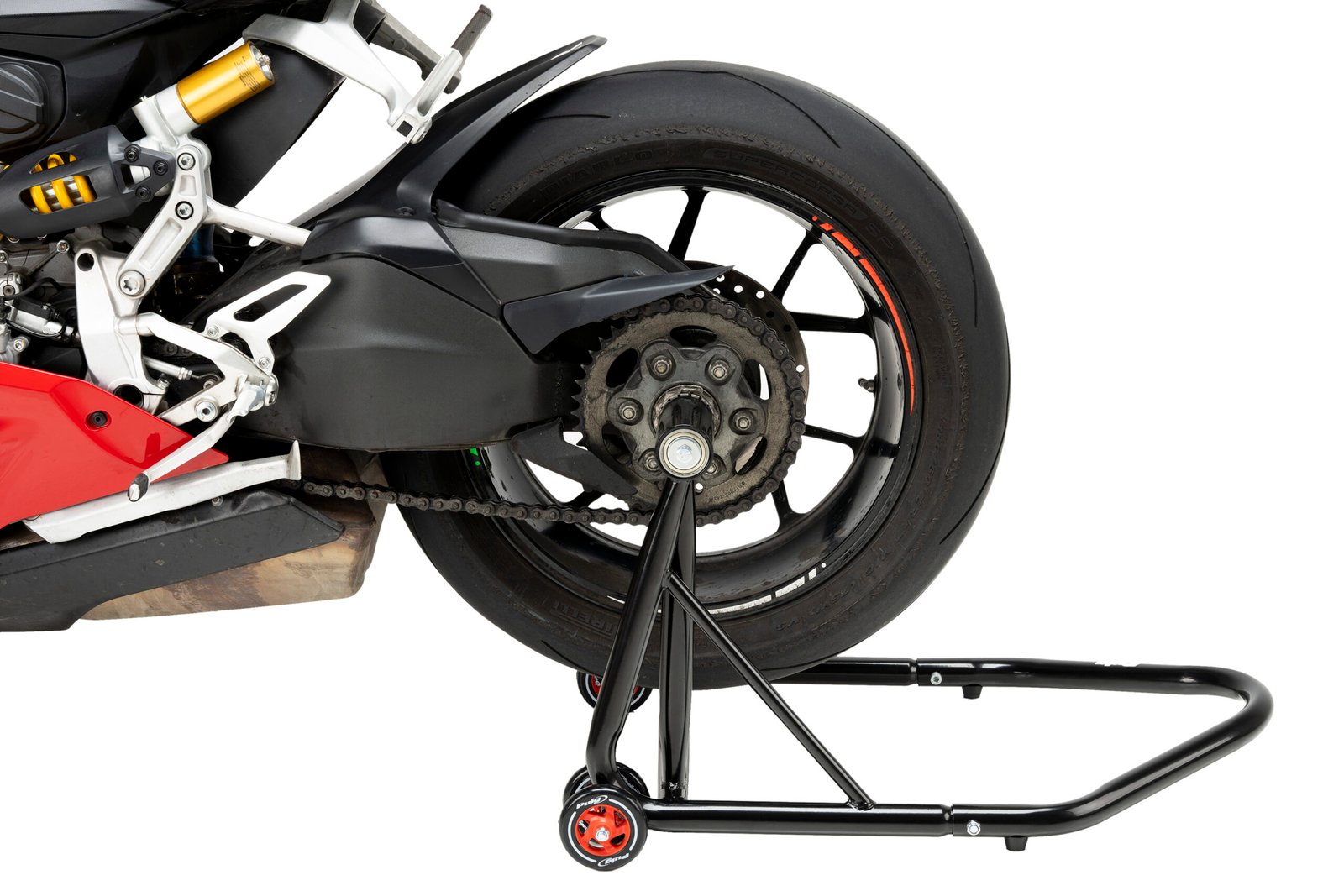 PUIG TEK TARAFTAN MAŞALI ARKA STAND (TRIUMPH SPEED TRIPLE) - Görsel 3