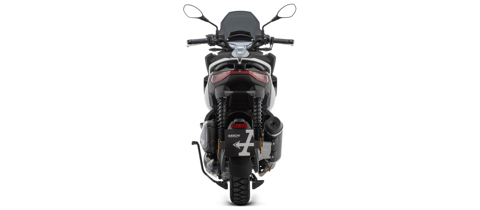 APRILIA SR 125/200 GT ARROW SİYAH ALÜMİNYUM FULL SİSTEM EGZOZ (22-24) - Görsel 3