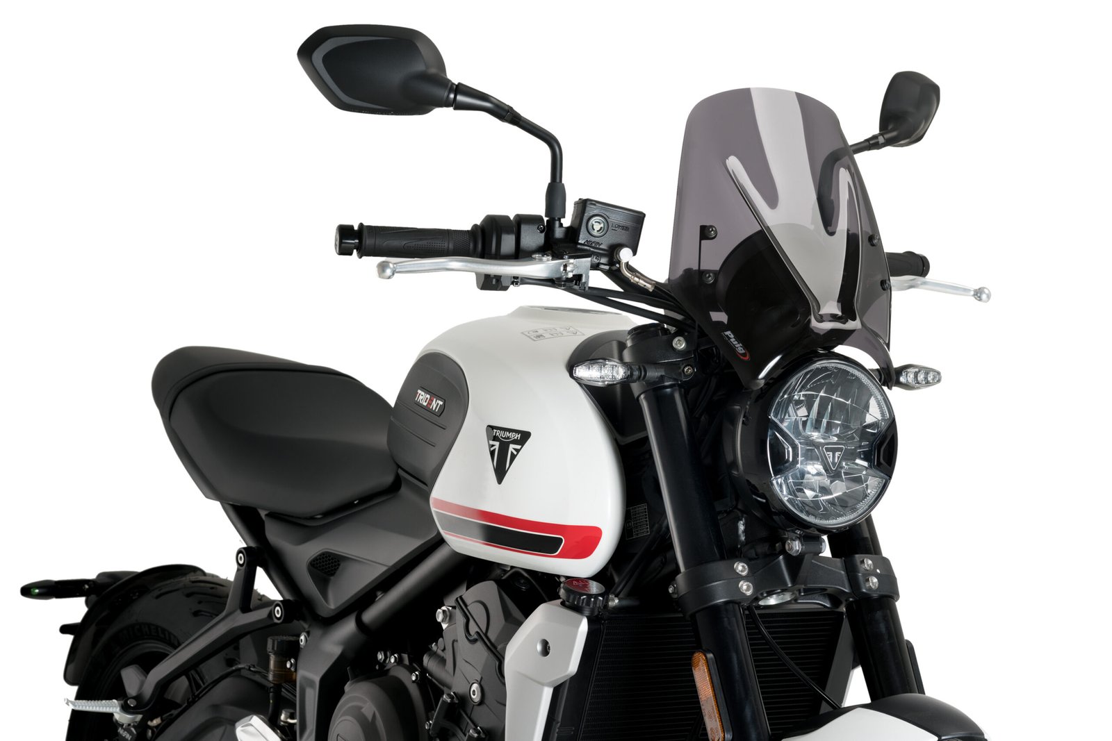 PUIG TRIUMPH TRIDENT 660 SPORT KOYU FÜME ÖN CAM (21-25)