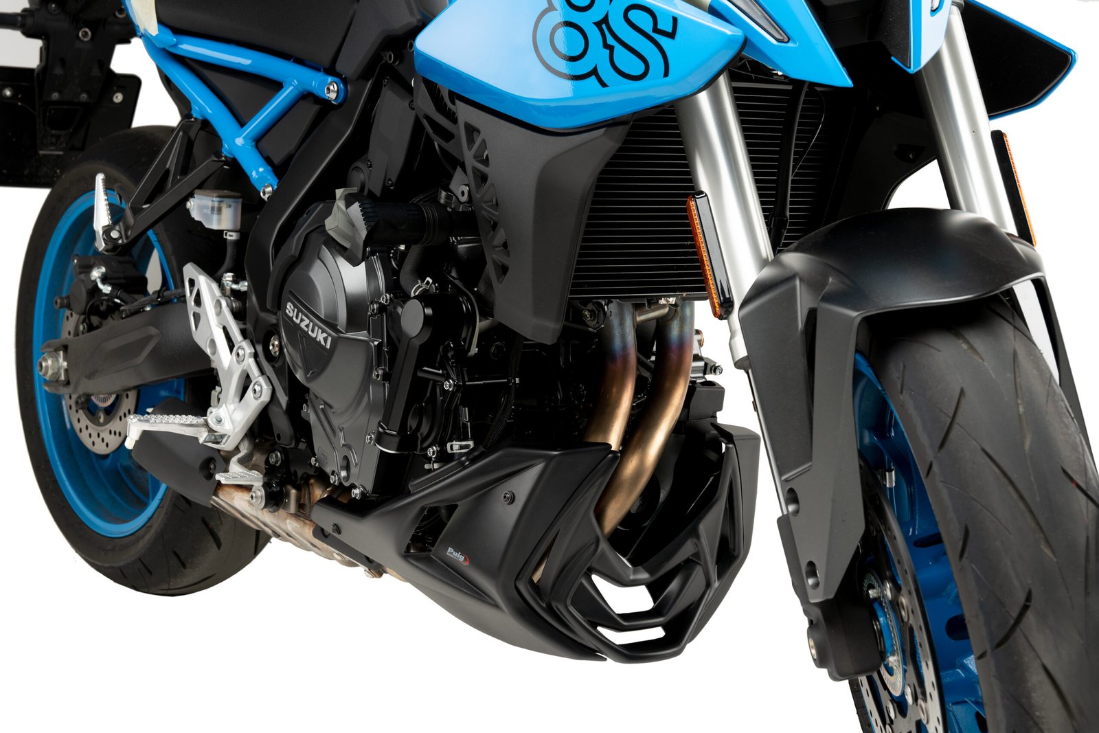 SUZUKI GSX-8S MAT SİYAH ALT SAKAL ENGINE SPOILER (23-25) - Görsel 4