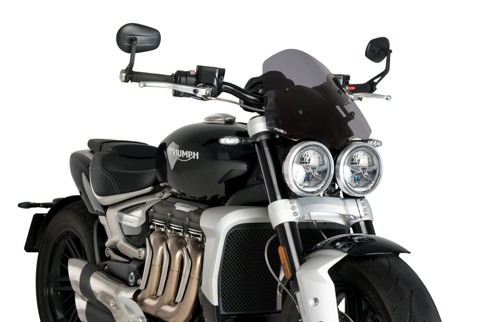 TRIUMPH ROCKET 3R KOYU FÜME ÖN CAM (20-25)