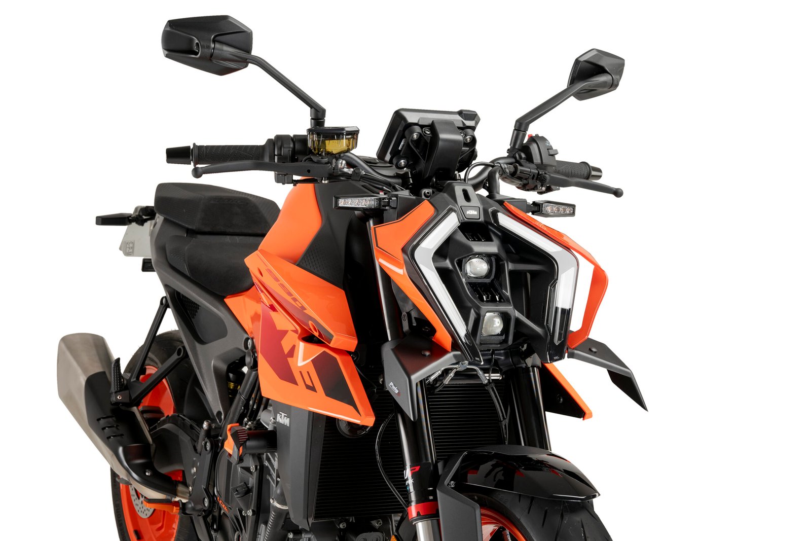 KTM 990 DUKE MAT SİYAH FAR ALTI SPOILER (24-25)