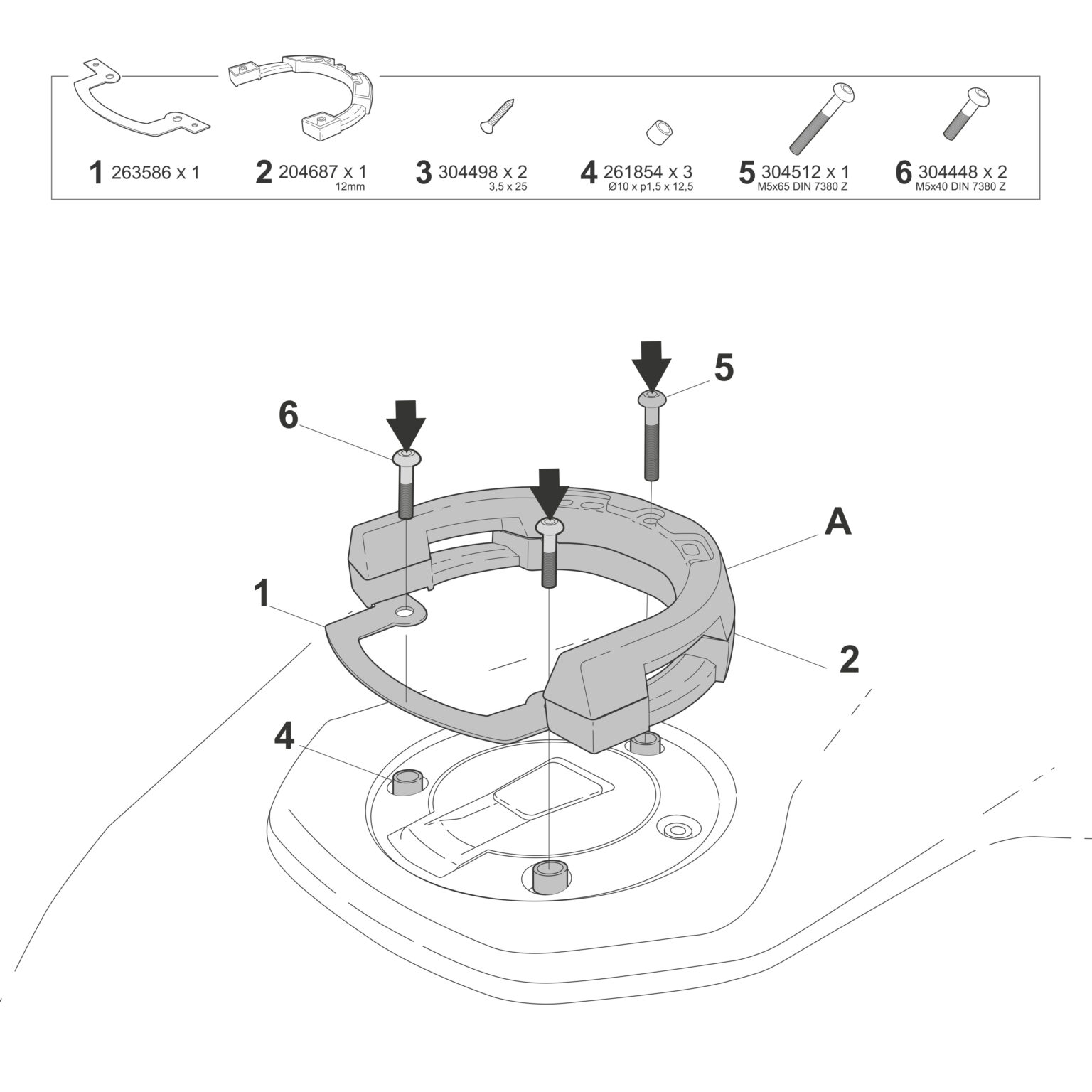 Y015CS DEPO ÜSTÜ ÇANTA APARATI - Görsel 2