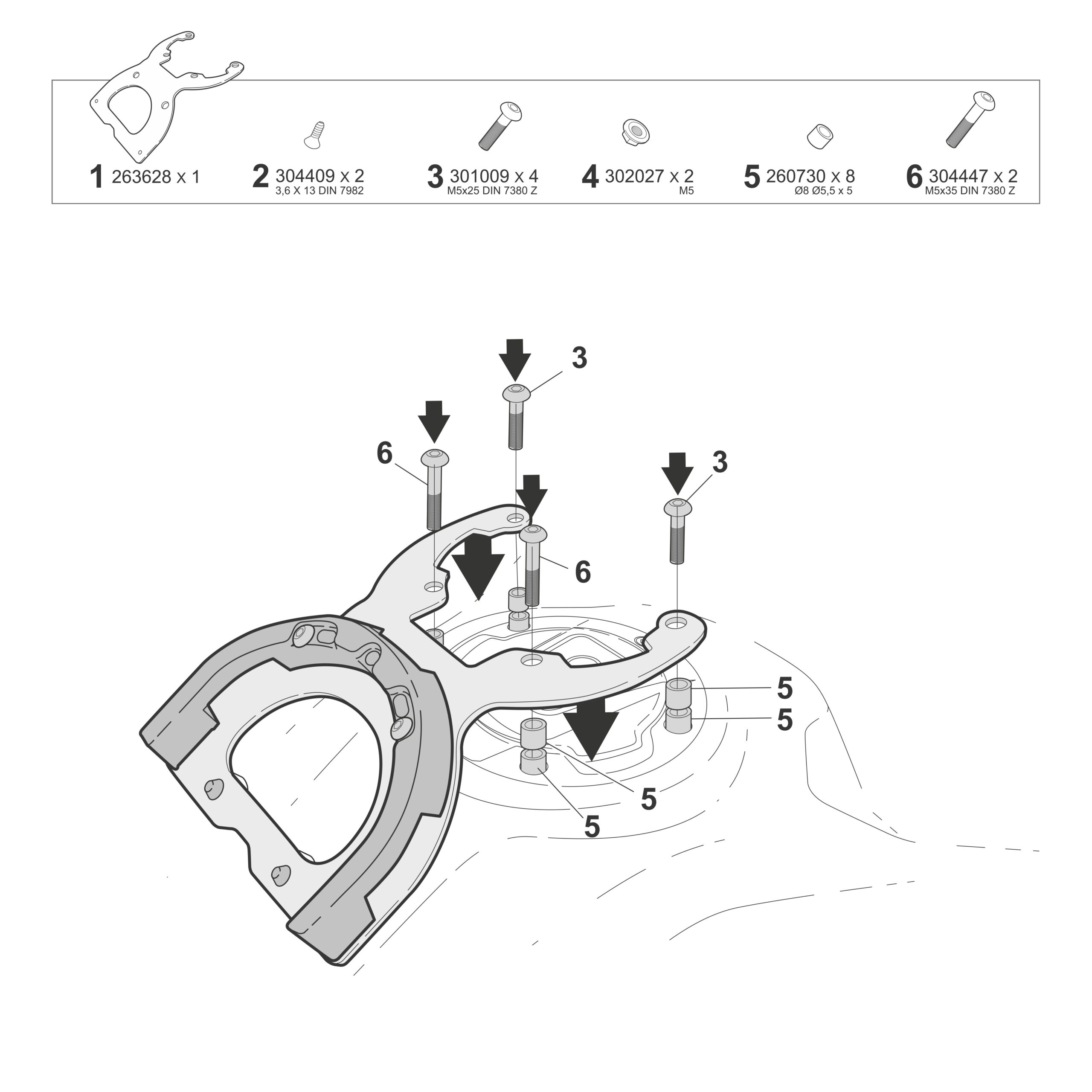 C012CS DEPO ÜSTÜ ÇANTA APARATI - Görsel 2