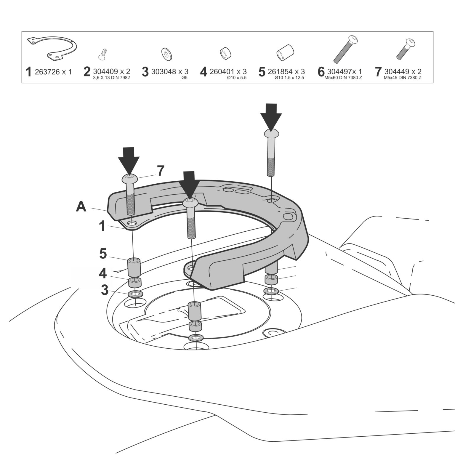 Y016CS DEPO ÜSTÜ ÇANTA APARATI - Görsel 2