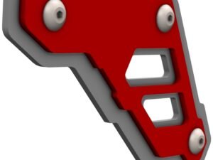 FIRÇALANMIŞ PASLANMAZ ÇELİK SİYAH ZİNCİR KORUMA FİN’İ (22-24)