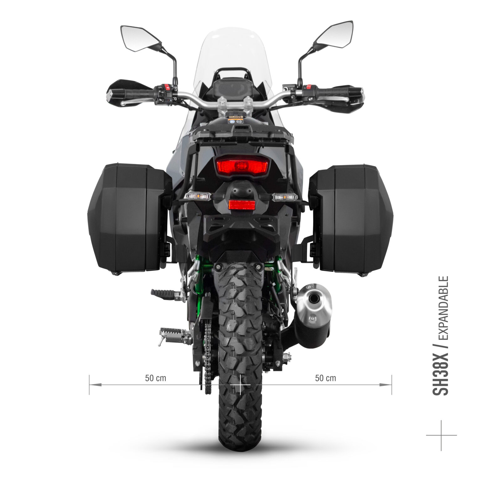 KAWASAKI KLE 500 3P YAN ÇANTA TAŞIYICI DEMİRİ (26-) - Görsel 2